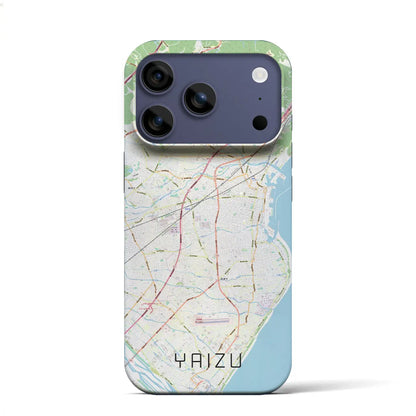 【焼津（静岡県）】地図柄iPhoneケース（バックカバータイプ）