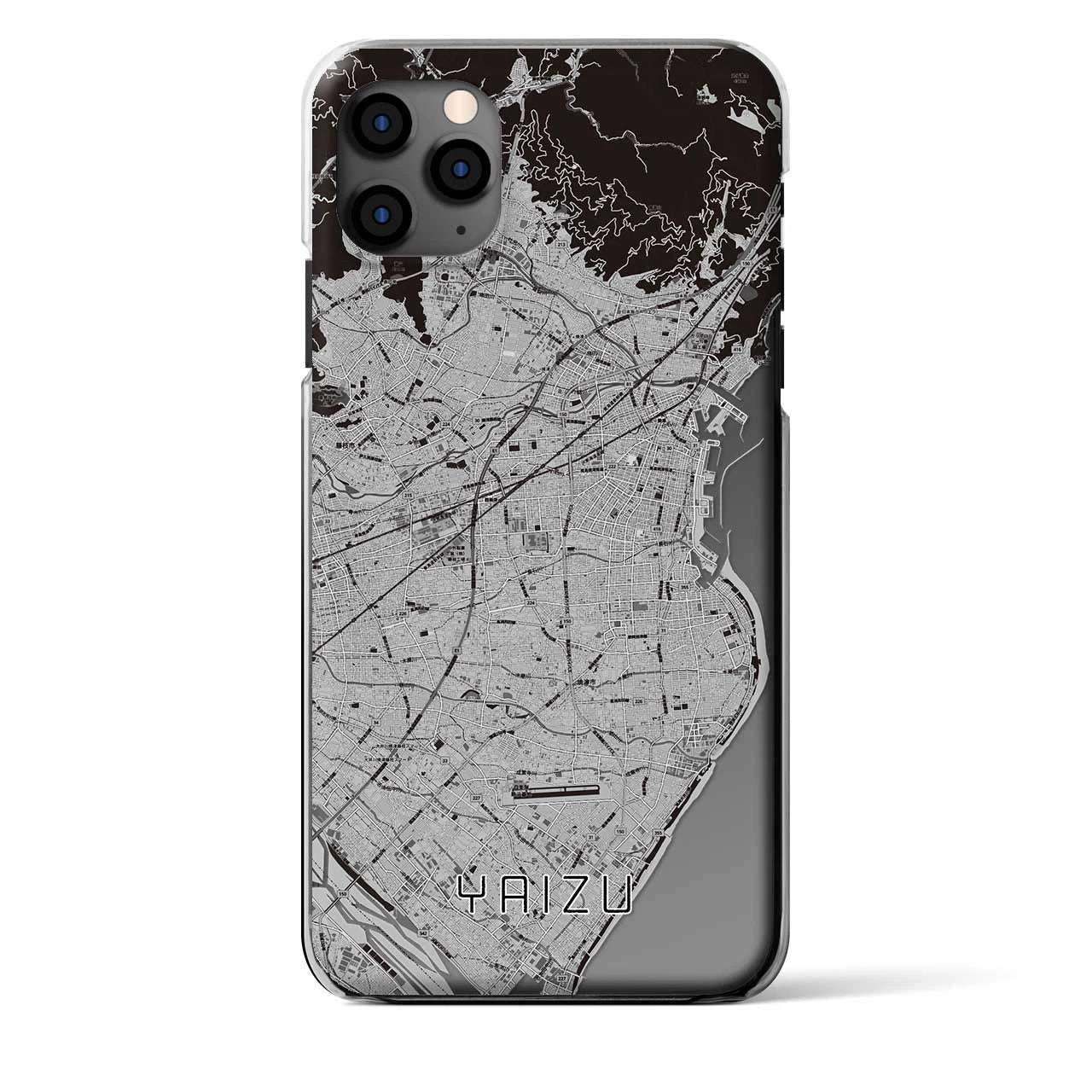 【焼津（静岡県）】地図柄iPhoneケース（クリアタイプ）