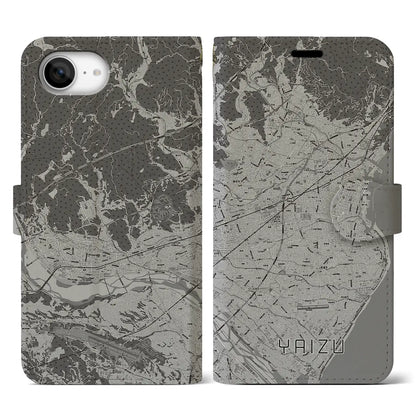 【焼津（静岡県）】地図柄iPhoneケース（手帳タイプ）