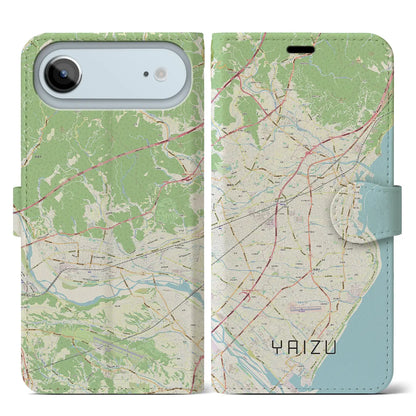 【焼津（静岡県）】地図柄iPhoneケース（手帳タイプ）