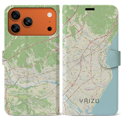 【焼津（静岡県）】地図柄iPhoneケース（手帳タイプ）