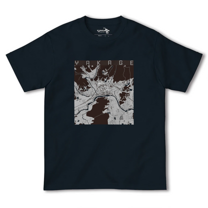 【矢掛（岡山県）】地図柄ヘビーウェイトTシャツ
