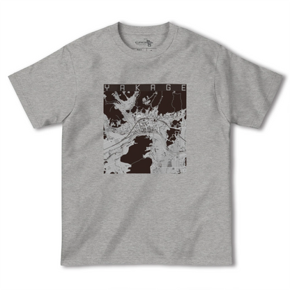 【矢掛（岡山県）】地図柄ヘビーウェイトTシャツ