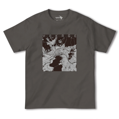 【矢掛（岡山県）】地図柄ヘビーウェイトTシャツ