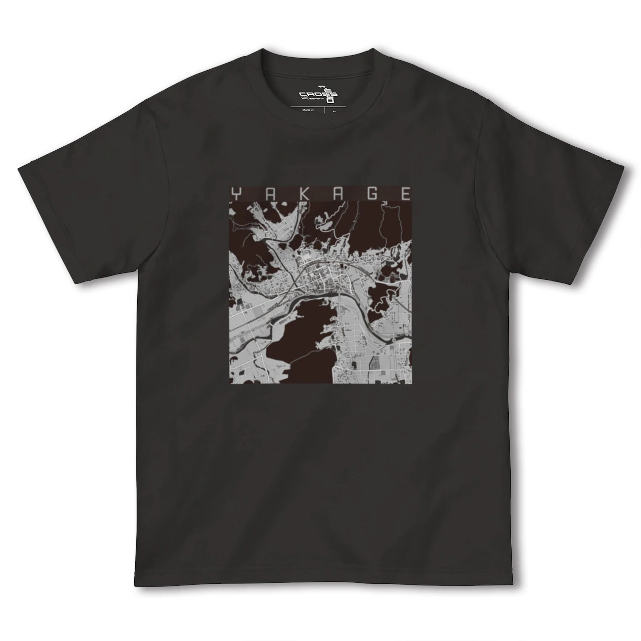 【矢掛（岡山県）】地図柄ヘビーウェイトTシャツ