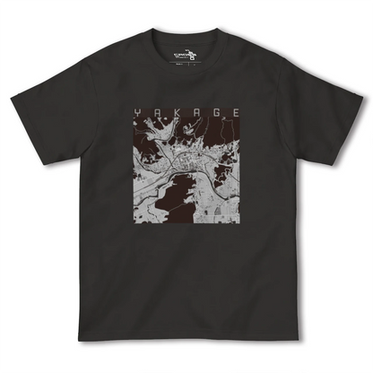 【矢掛（岡山県）】地図柄ヘビーウェイトTシャツ
