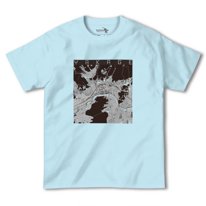【矢掛（岡山県）】地図柄ヘビーウェイトTシャツ