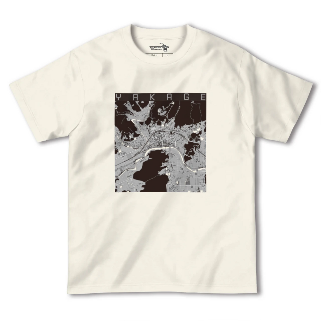 【矢掛（岡山県）】地図柄ヘビーウェイトTシャツ
