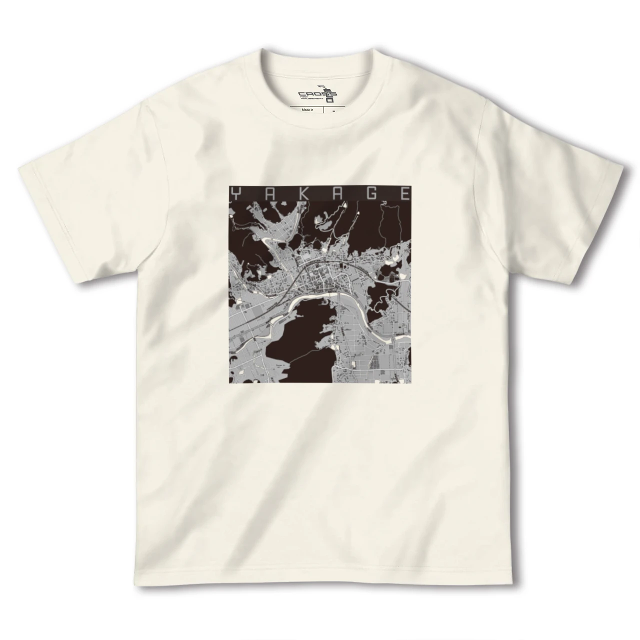 【矢掛（岡山県）】地図柄ヘビーウェイトTシャツ