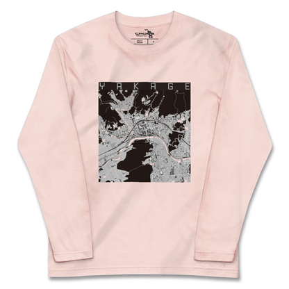 【矢掛（岡山県）】地図柄ロングスリーブTシャツ