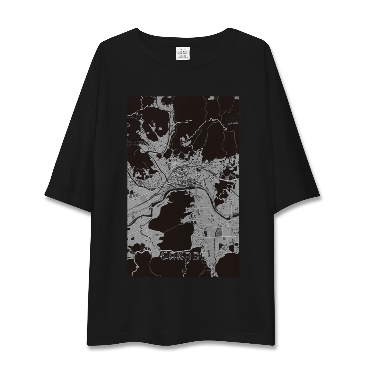 【矢掛（岡山県）】地図柄ビッグシルエットTシャツ
