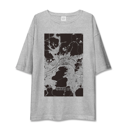 【矢掛（岡山県）】地図柄ビッグシルエットTシャツ