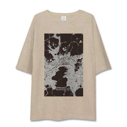 【矢掛（岡山県）】地図柄ビッグシルエットTシャツ