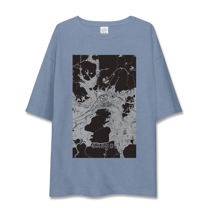 【矢掛（岡山県）】地図柄ビッグシルエットTシャツ