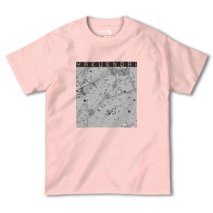 【薬園台（千葉県）】地図柄ヘビーウェイトTシャツ