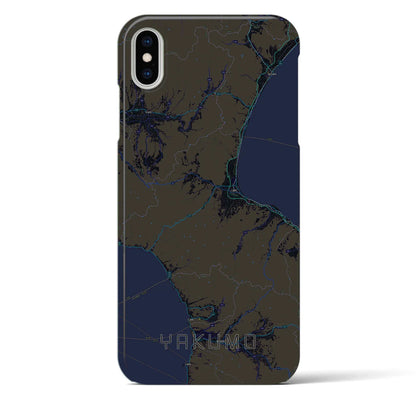 【八雲（北海道）】地図柄iPhoneケース（バックカバータイプ）