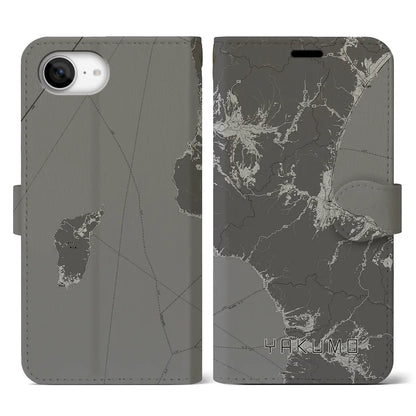 【八雲（北海道）】地図柄iPhoneケース（手帳タイプ）