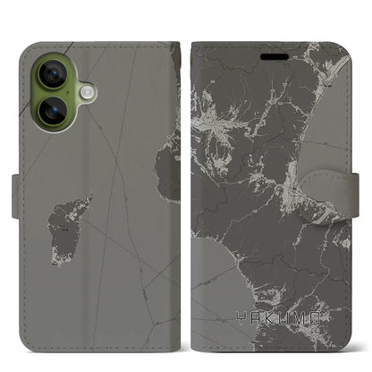 【八雲（北海道）】地図柄iPhoneケース（手帳タイプ）