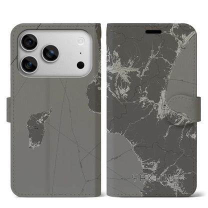 【八雲（北海道）】地図柄iPhoneケース（手帳タイプ）