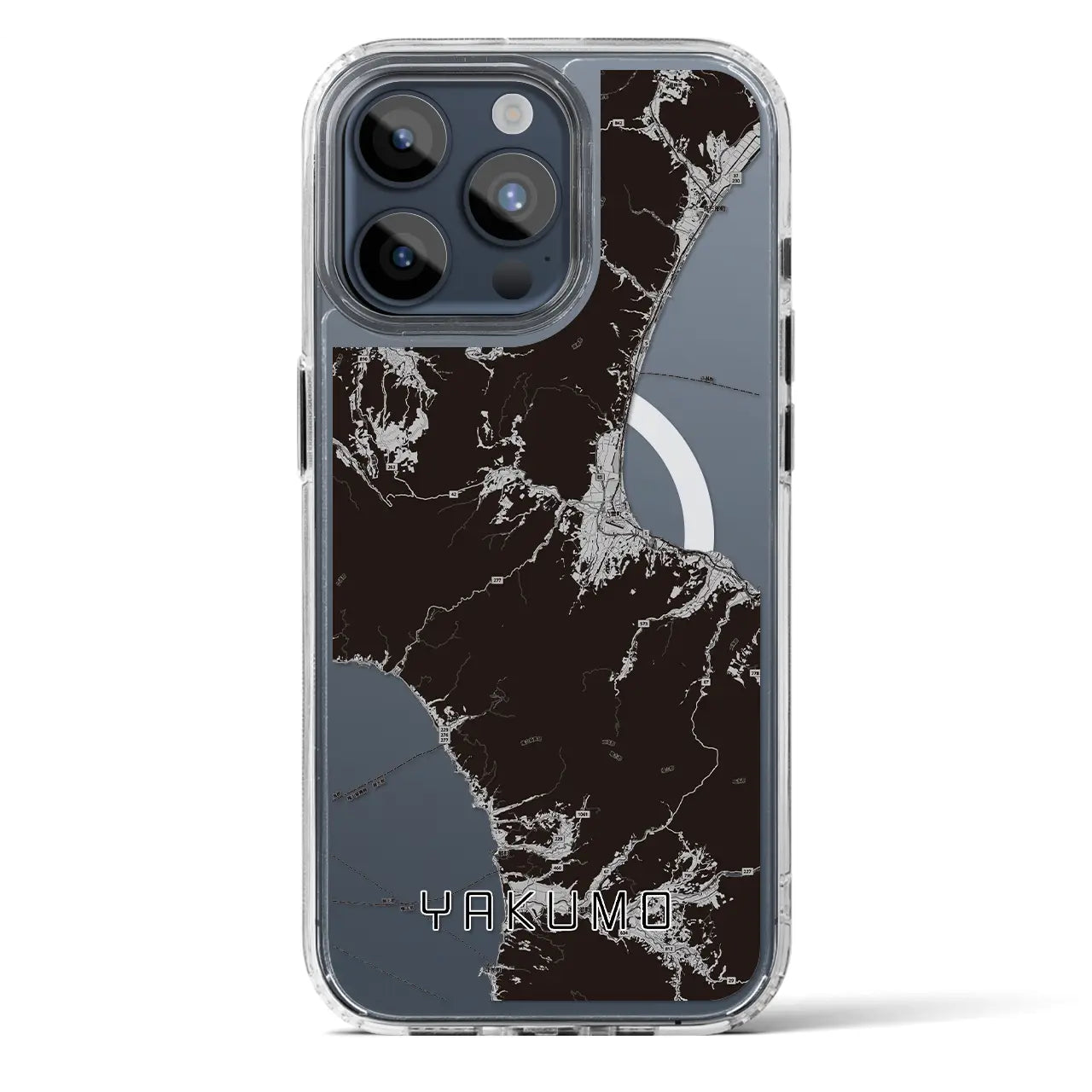 【八雲（北海道）】地図柄iPhoneケース（MagSafeタイプ）