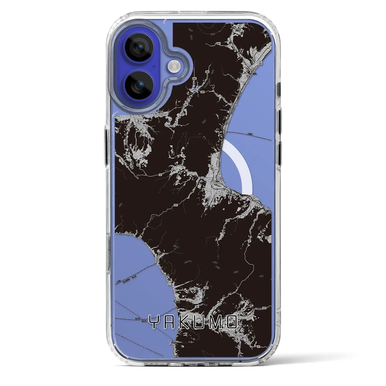 【八雲（北海道）】地図柄iPhoneケース（MagSafeタイプ）
