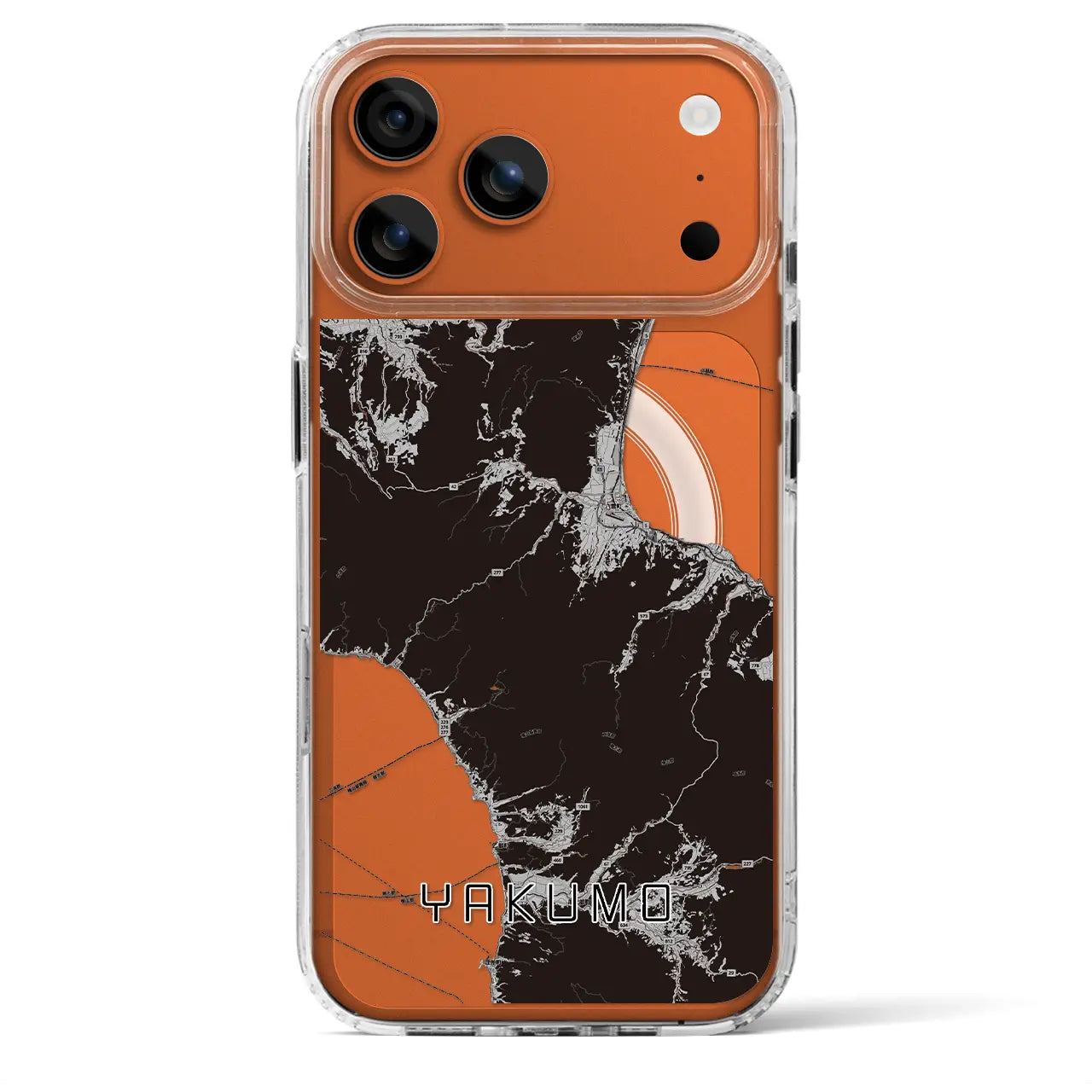 【八雲（北海道）】地図柄iPhoneケース（MagSafeタイプ）