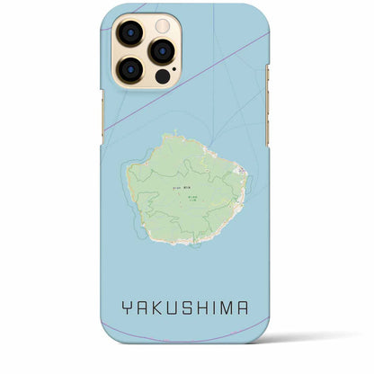 【屋久島（鹿児島県）】地図柄iPhoneケース（バックカバータイプ）