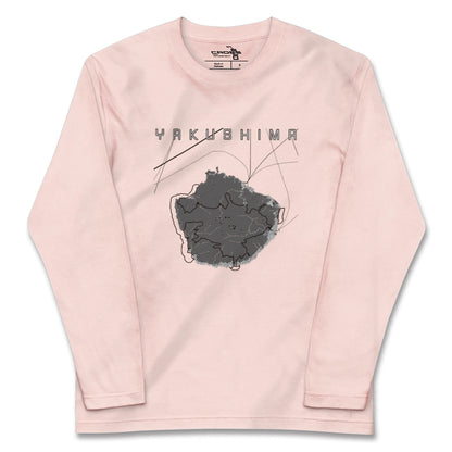 【屋久島（鹿児島県）】地図柄ロングスリーブTシャツ