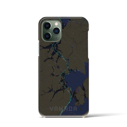 【山田（岩手県）】地図柄iPhoneケース（バックカバータイプ）