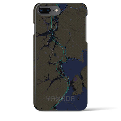 【山田（岩手県）】地図柄iPhoneケース（バックカバータイプ）