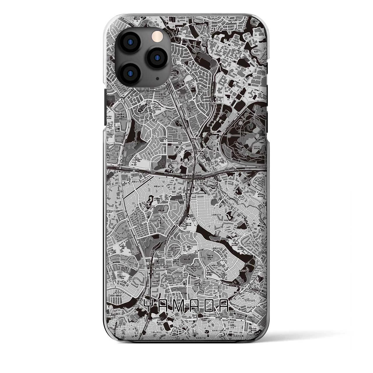 【山田（大阪府）】地図柄iPhoneケース（クリアタイプ）