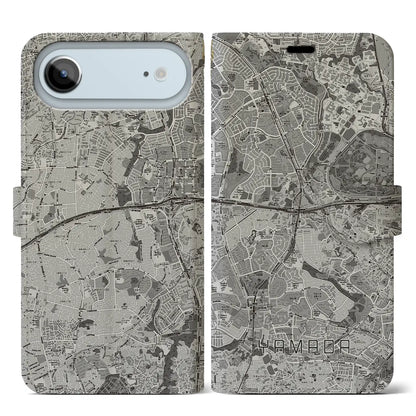 【山田（大阪府）】地図柄iPhoneケース（手帳タイプ）