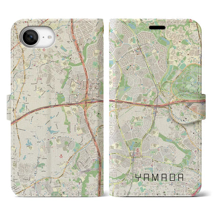 【山田（大阪府）】地図柄iPhoneケース（手帳タイプ）