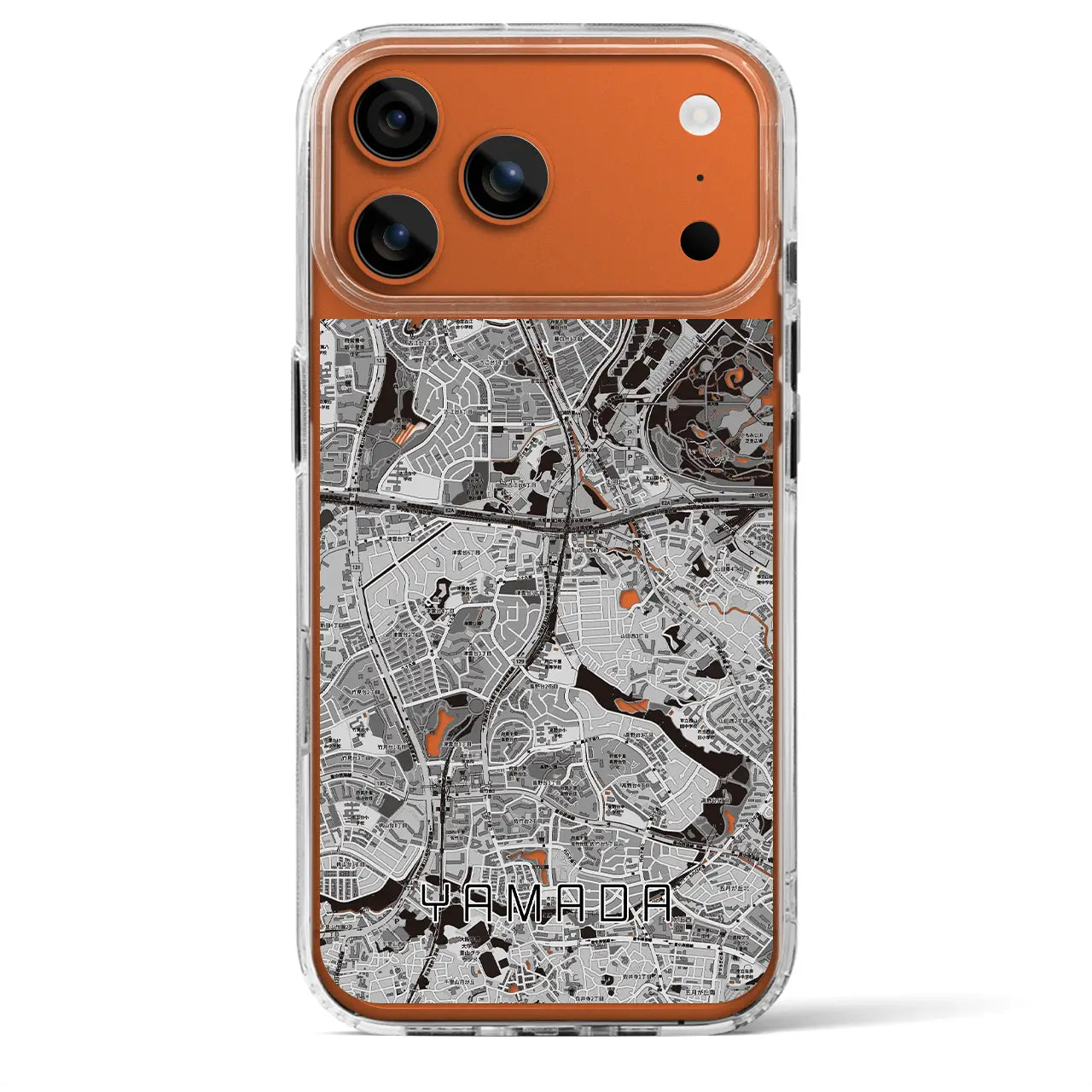 【山田（大阪府）】地図柄iPhoneケース（MagSafeタイプ）