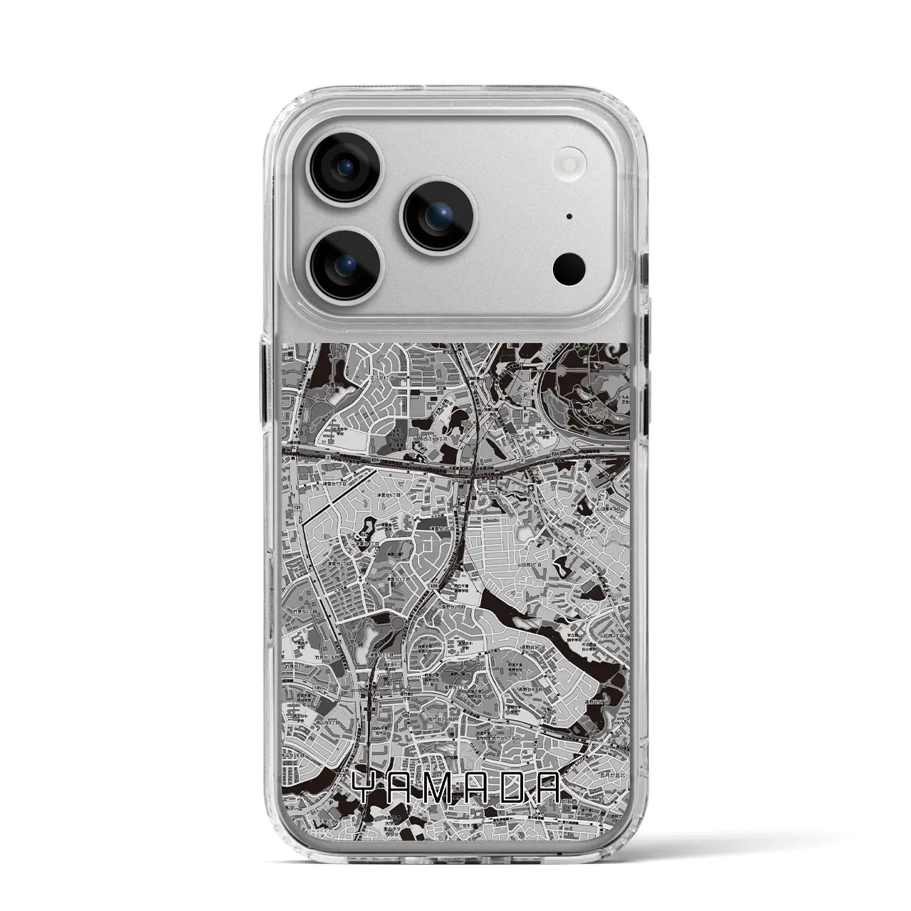 【山田（大阪府）】地図柄iPhoneケース（MagSafeタイプ）