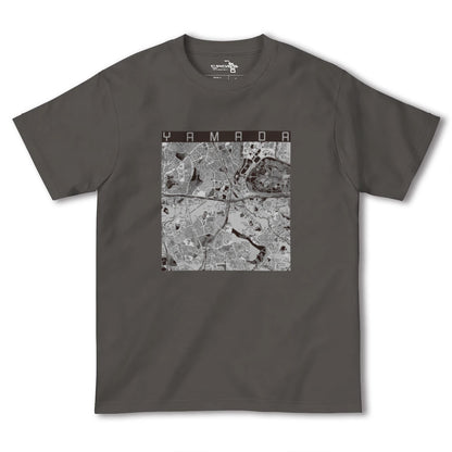 【山田（大阪府）】地図柄ヘビーウェイトTシャツ