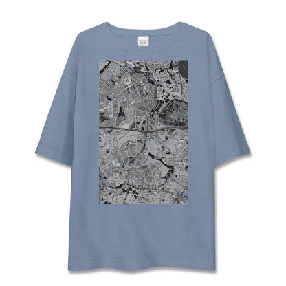 【山田（大阪府）】地図柄ビッグシルエットTシャツ