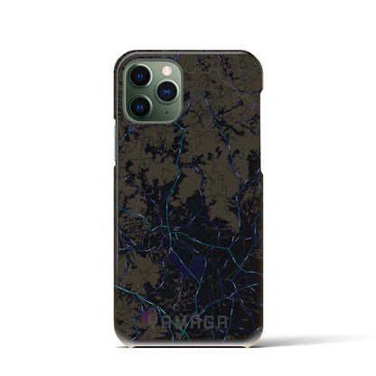 【山鹿（熊本県）】地図柄iPhoneケース（バックカバータイプ）