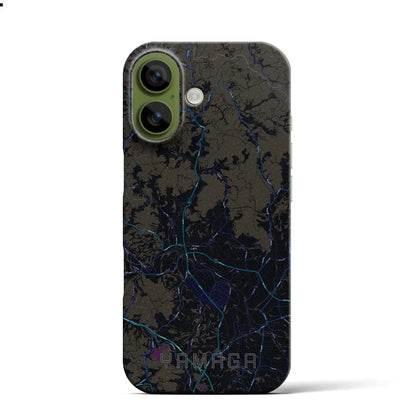 【山鹿（熊本県）】地図柄iPhoneケース（バックカバータイプ）