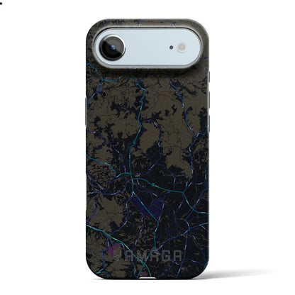 【山鹿（熊本県）】地図柄iPhoneケース（バックカバータイプ）