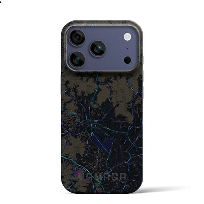 【山鹿（熊本県）】地図柄iPhoneケース（バックカバータイプ）