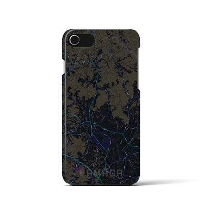 【山鹿（熊本県）】地図柄iPhoneケース（バックカバータイプ）