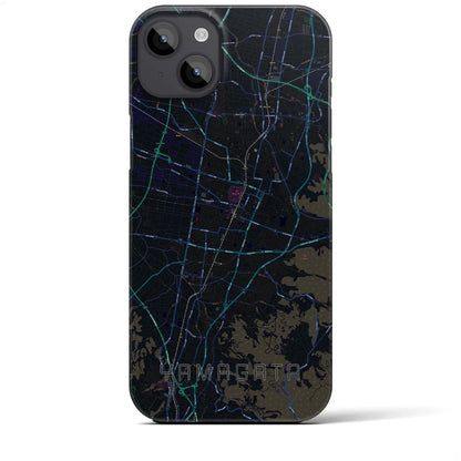 【山形（山形県）】地図柄iPhoneケース（バックカバータイプ）