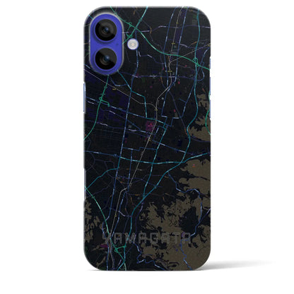【山形（山形県）】地図柄iPhoneケース（バックカバータイプ）