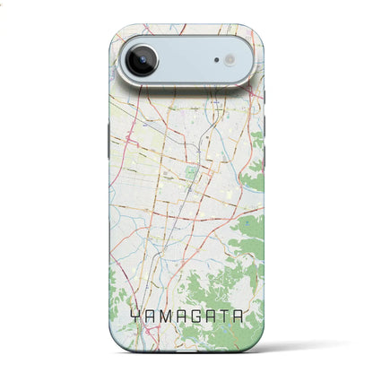 【山形（山形県）】地図柄iPhoneケース（バックカバータイプ）