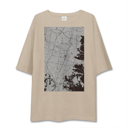 【山形（山形県）】地図柄ビッグシルエットTシャツ