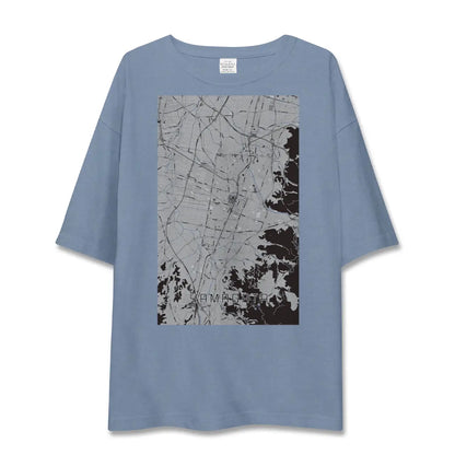 【山形（山形県）】地図柄ビッグシルエットTシャツ