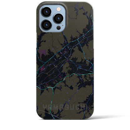 【山口（山口県）】地図柄iPhoneケース（バックカバータイプ）