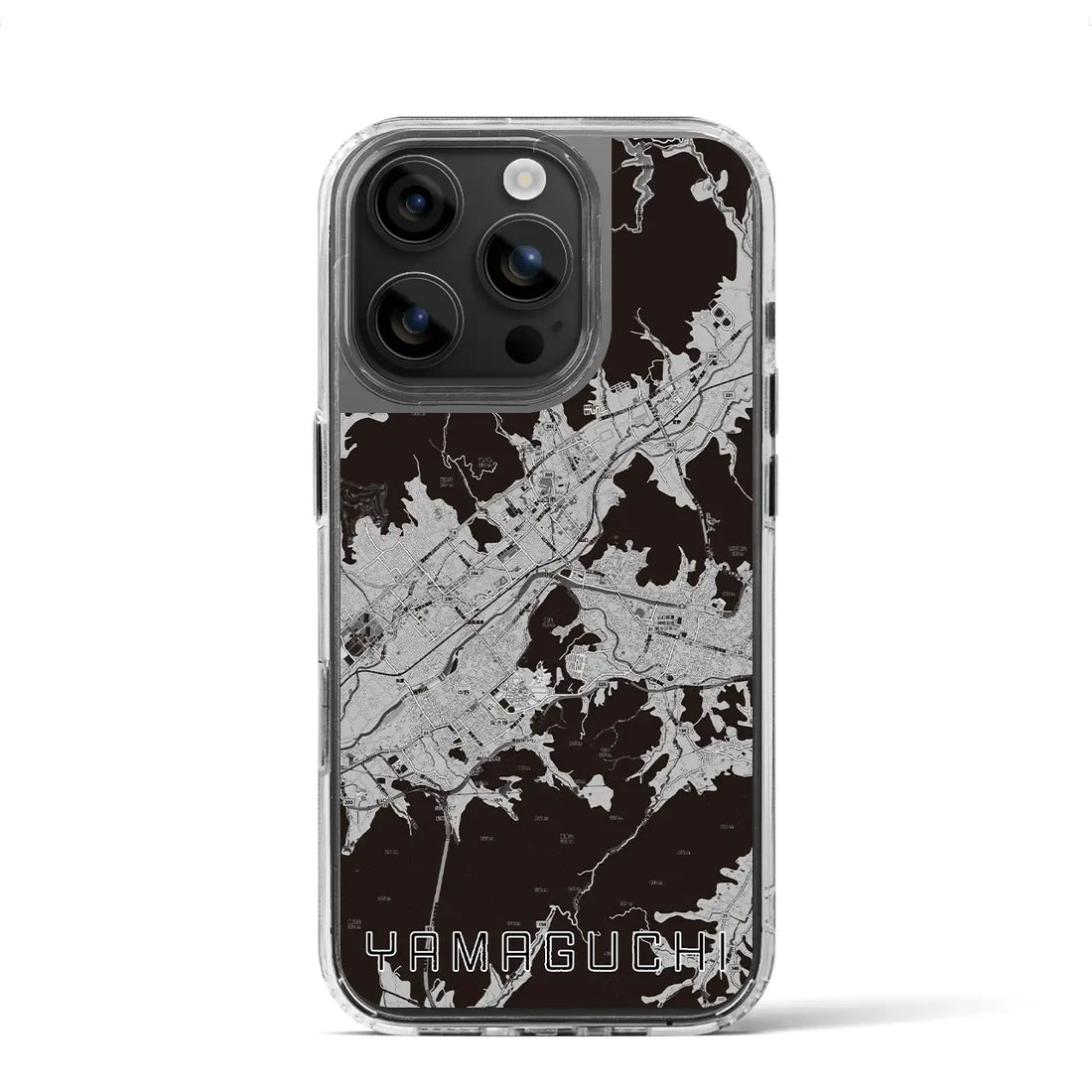 【山口(山口県)】地図柄iPhoneケース(MagSafeタイプ)