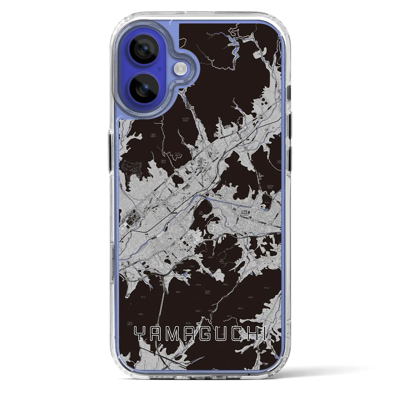 【山口（山口県）】地図柄iPhoneケース（MagSafeタイプ）